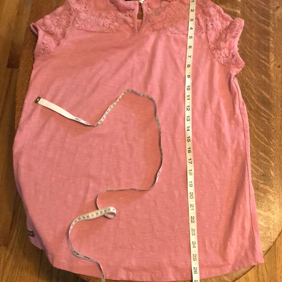 Matilda Jane Lory Pink Floral Lace Top Small Mauve - Picture 7 of 7